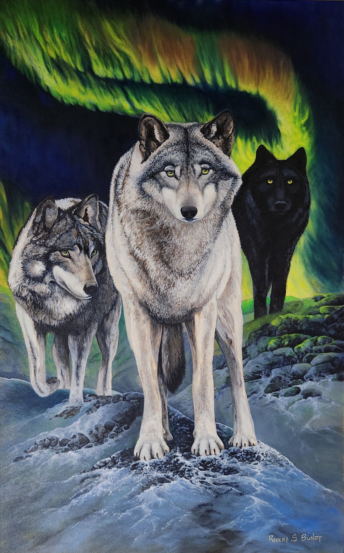 Aurora Travelers 30"x48"