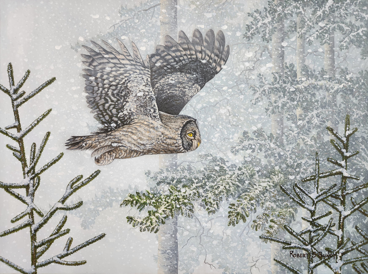 Off to Hunt L/E Print 24"x18"