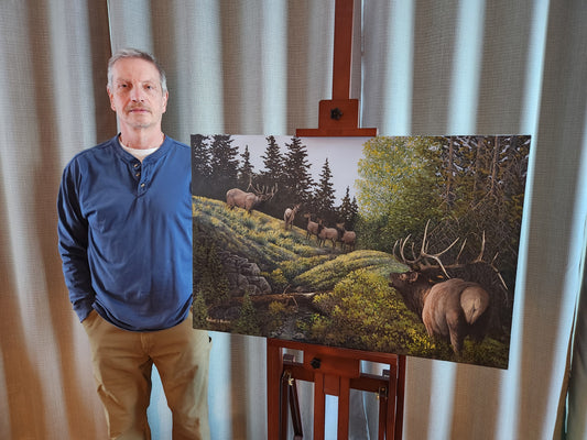 Time for Battle 36"x24"