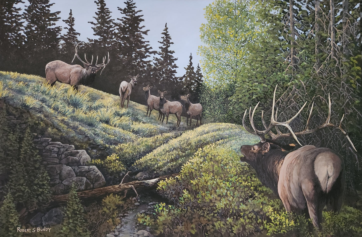 Time for Battle 36"x24"