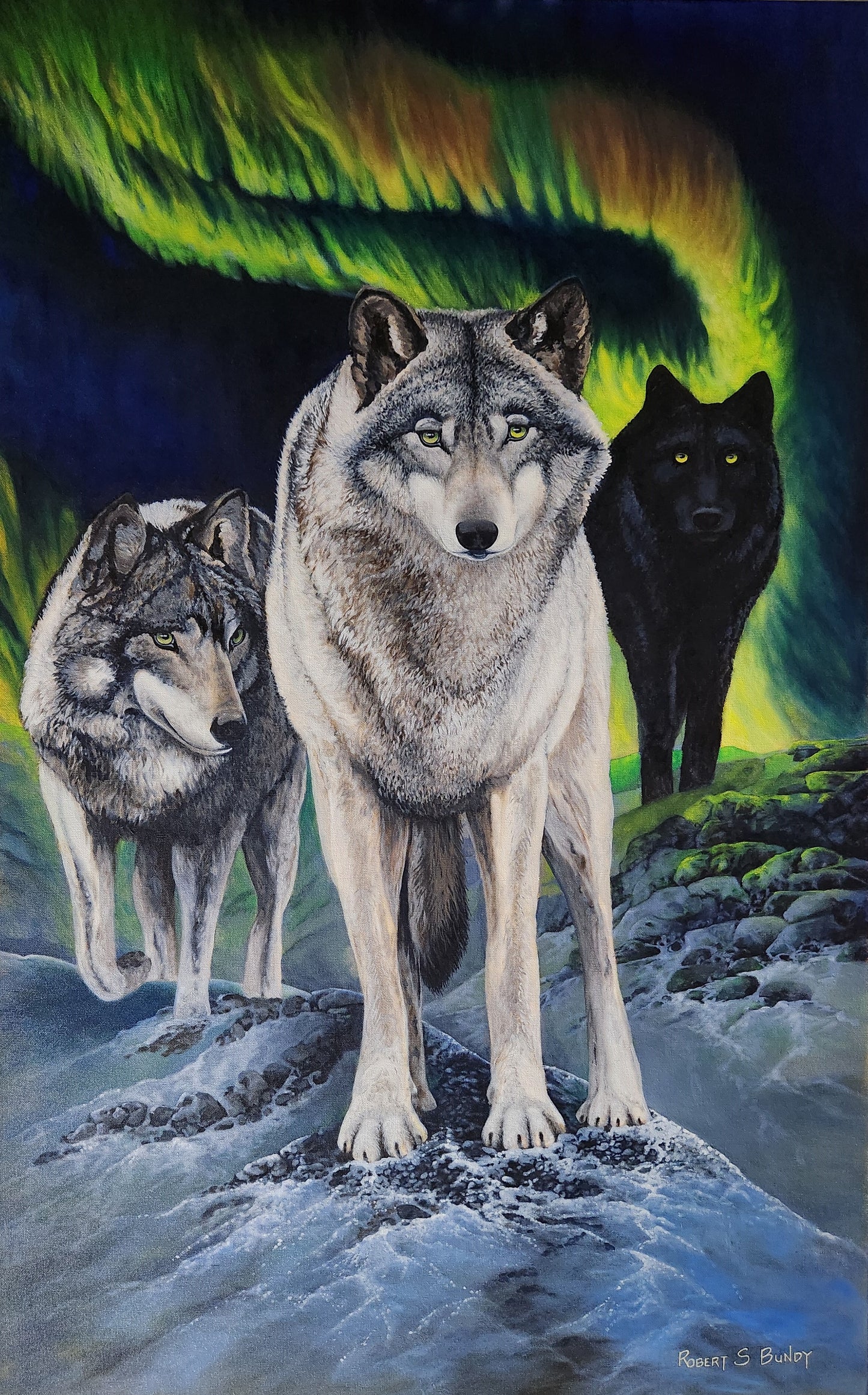 Aurora Travelers 30"x48"