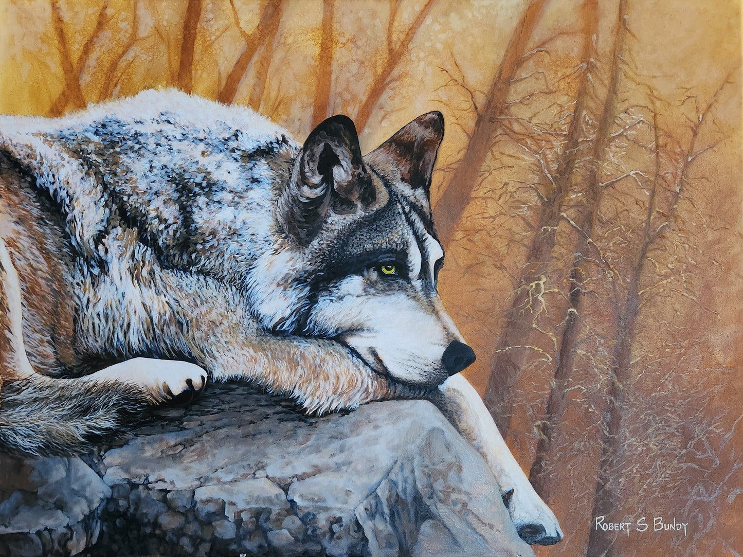 Autumn Slumber A/P Print 13-1/2"x18"