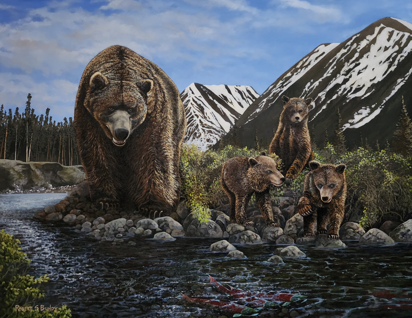 Fishing Lesson Print